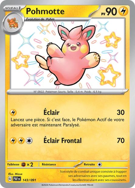 Carte Pokémon Pohmotte 143/91 Destinées de paldea