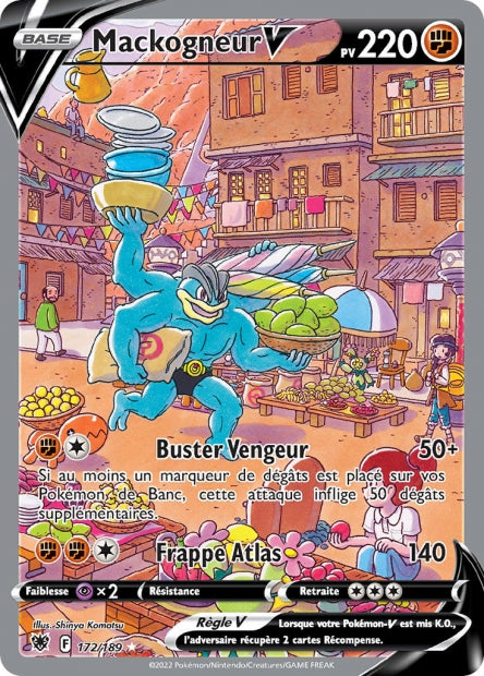 Carte pokémon Mackogneur V 172/189 Astres Radieux