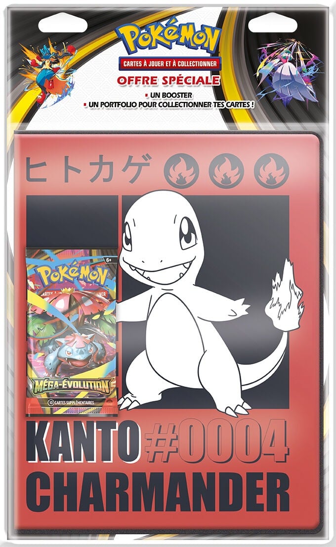 Classeur Pokémon + Booster ME01 - Salameche
