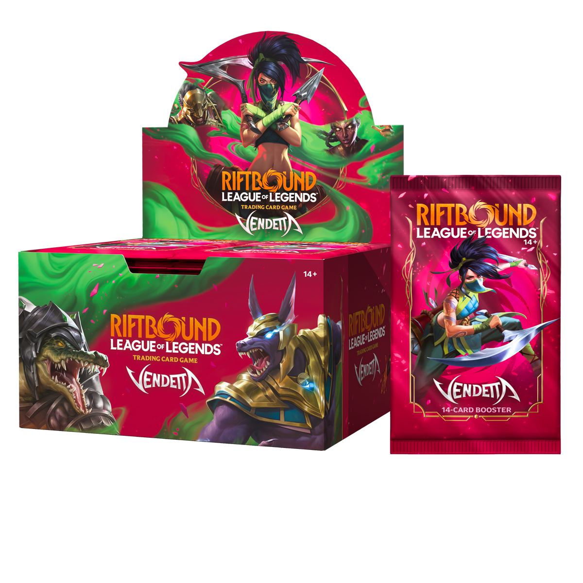 Display de 24 boosters - Set 4 Vendetta FR - Riftbound : LoL TCG