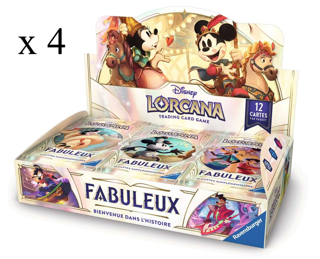 Display Lorcana - Boites de 24 boosters - Chapitre 9 - Case de 4 - Fabuleux FR