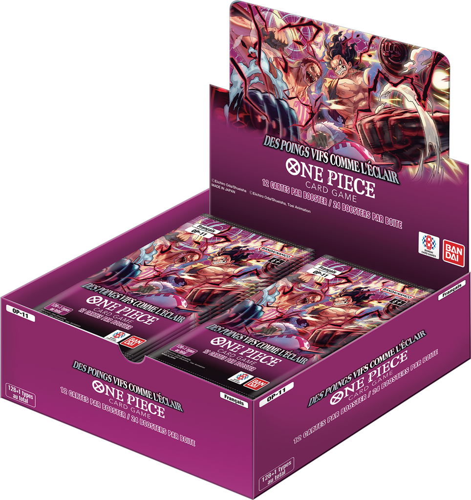 Case 12 Displays One piece OP-11 - Boite de 24 boosters - Français