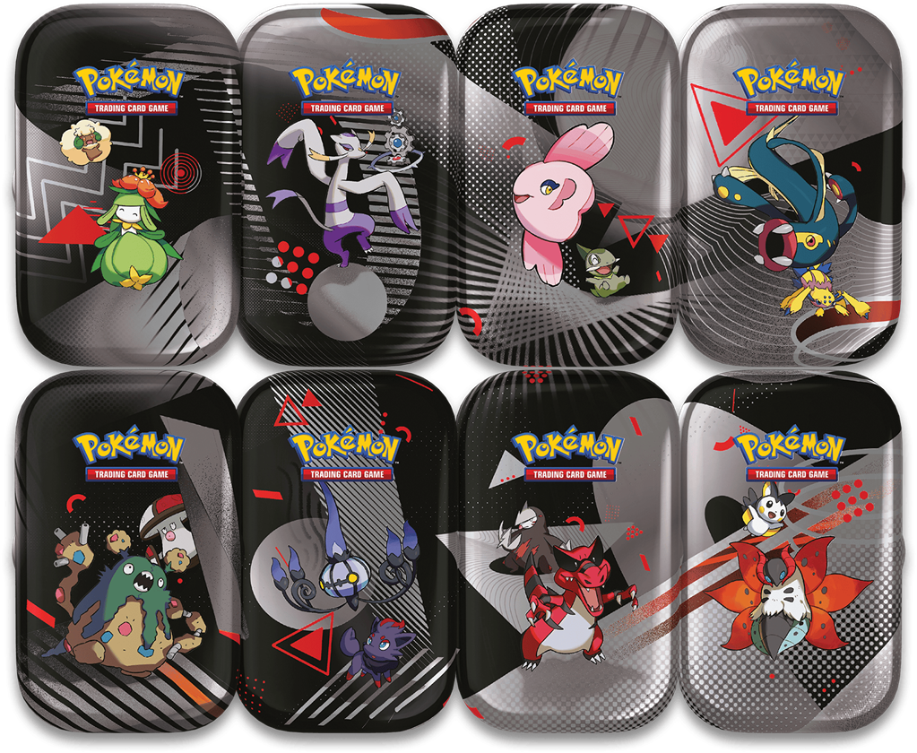 Display de Mini Tins - EV10.5 - Flamme blanche & Foudre noir