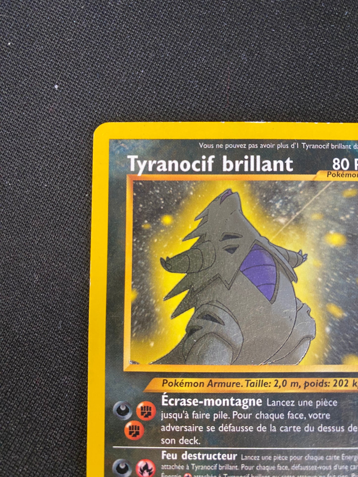 Carte Pokémon Tyranocif Brillant 113/105 Néo destiny