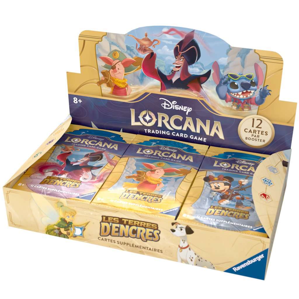 Display Lorcana - Boite de 24 boosters - Chapitre 3 - Les Terres d'Encres FR