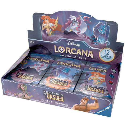 Display Lorcana - Boite de 24 boosters - Chapitre 4 - Le retour d'Ursula FR