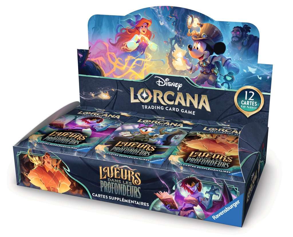 Case Display Lorcana - 4 Boites de 24 boosters - Chapitre 10 - L'ueurs dans les profondeurs FR