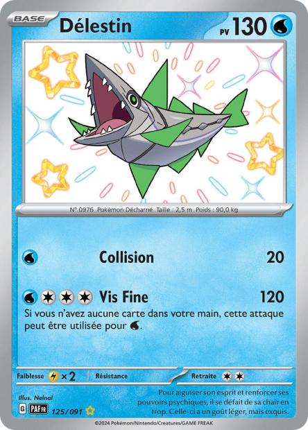 Carte Pokémon Délestin 125/91 Destinées de paldea