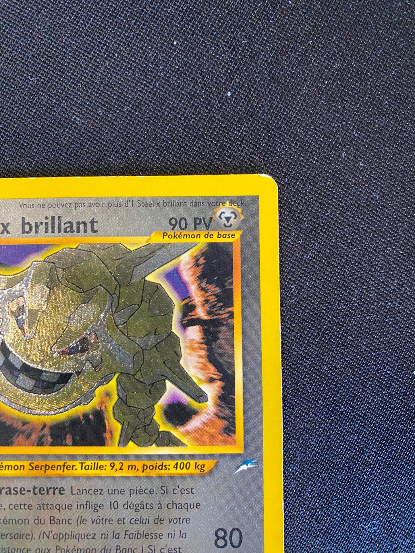 Carte Pokémon Steelix Brillant ED1 112/105 Néo destiny