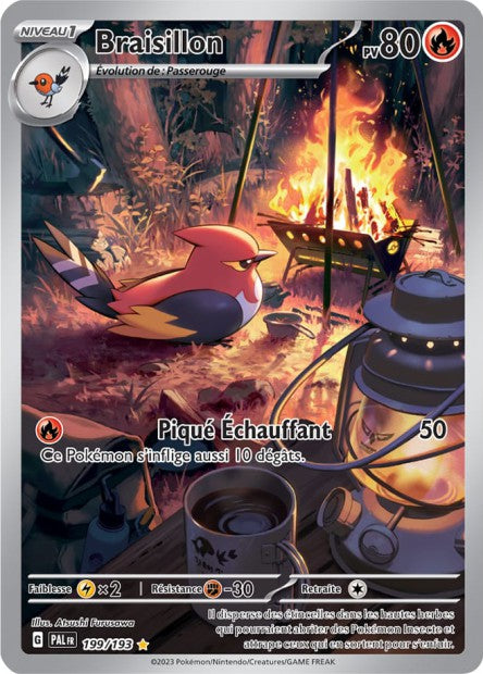 Carte pokémon Braisillon 199/193 Évolutions à Paldea