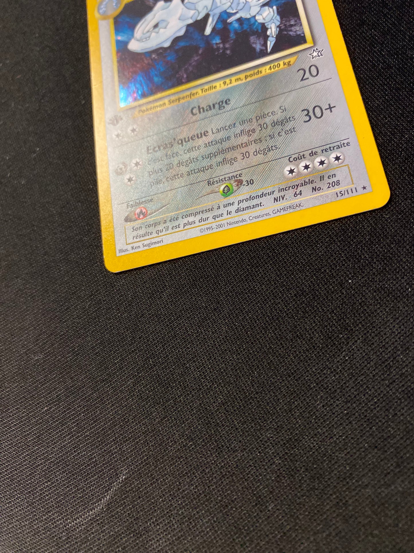Carte Pokémon Steelix ED1 15/111 Néo genesis