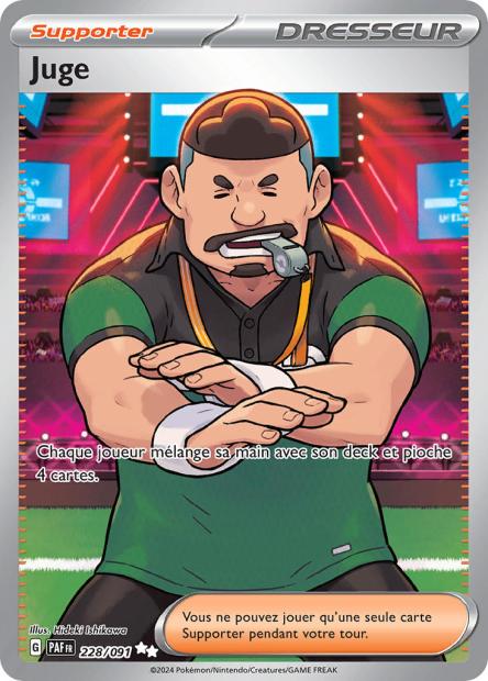 Carte Pokémon Juge 228/091 Destinées de paldéa