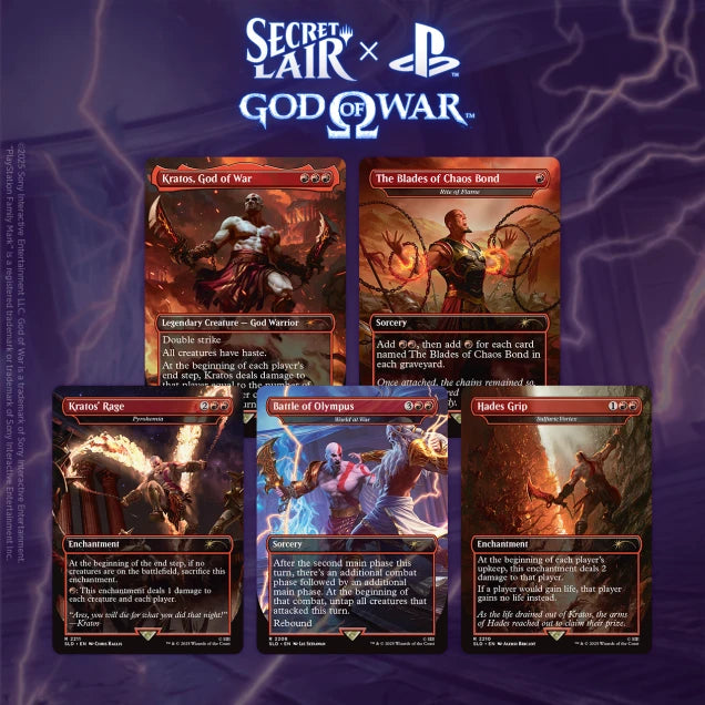 Secret Lair X Playstation - God of War