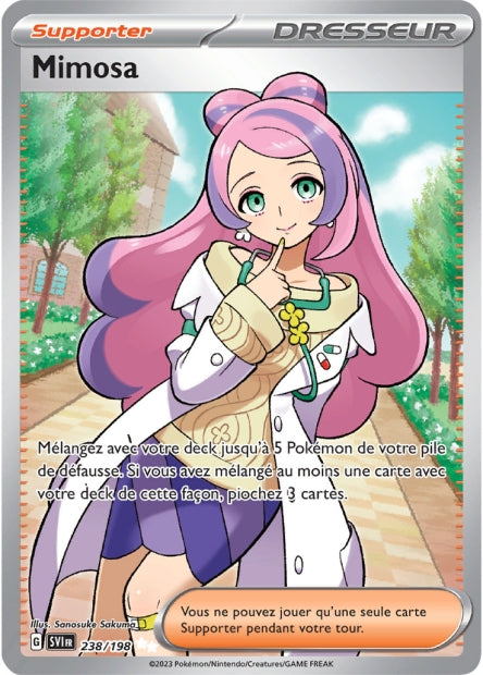 Carte pokémon Mimosa 238/198 Écarlate et Violet