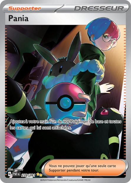 Carte pokémon Pania 239/91 Destinées de Paldea