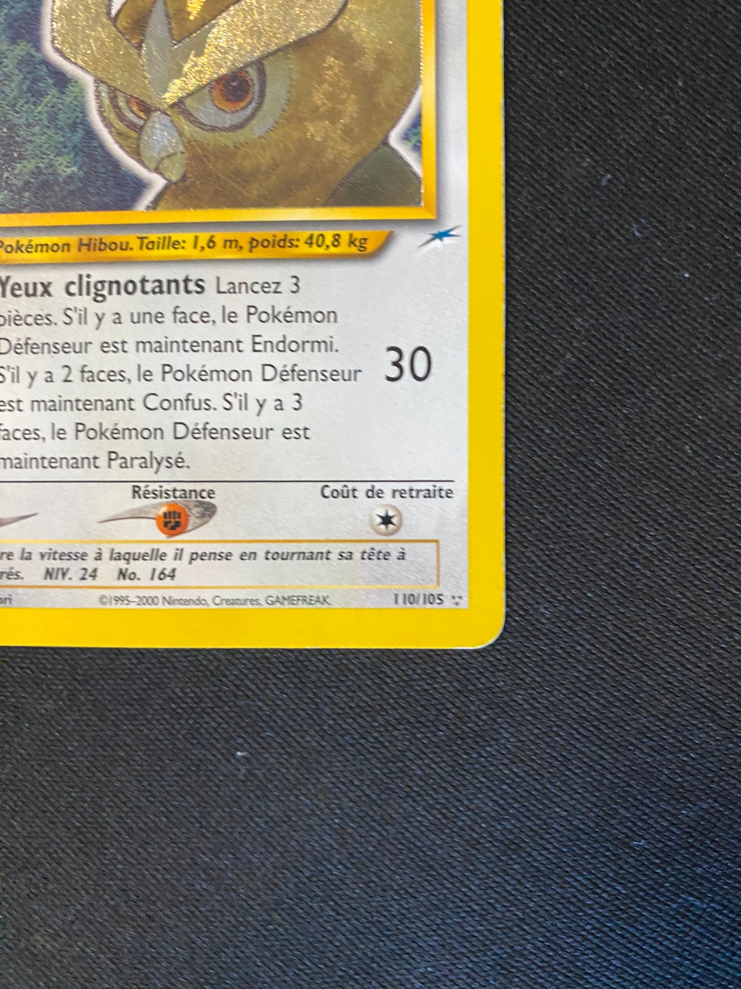 Carte Pokémon Noarfang Brillant 110/105 Néo destiny