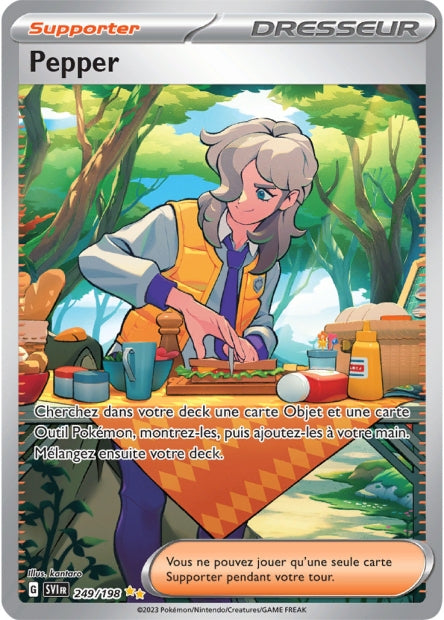 Carte pokémon Pepper 249/198 Écarlate et Violet
