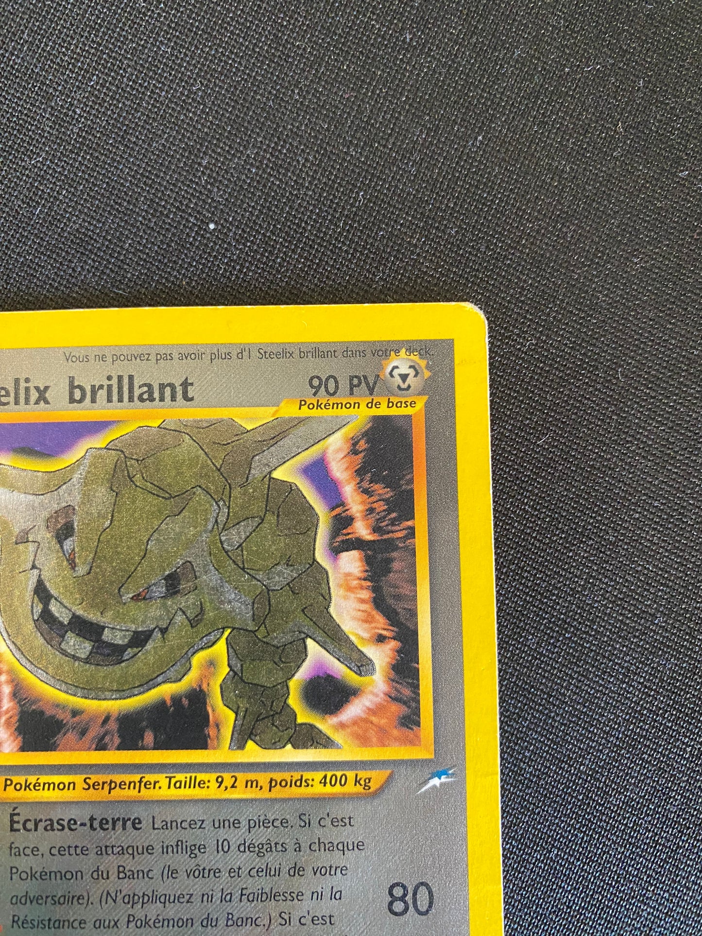 Carte Pokémon Steelix Brillant 112/105 Néo destiny