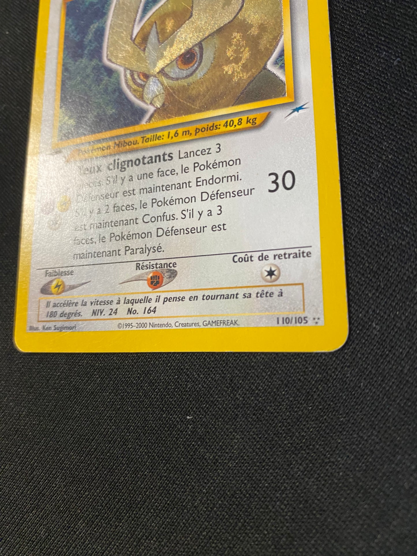 Carte Pokémon Noarfang Brillant 110/105 Néo destiny