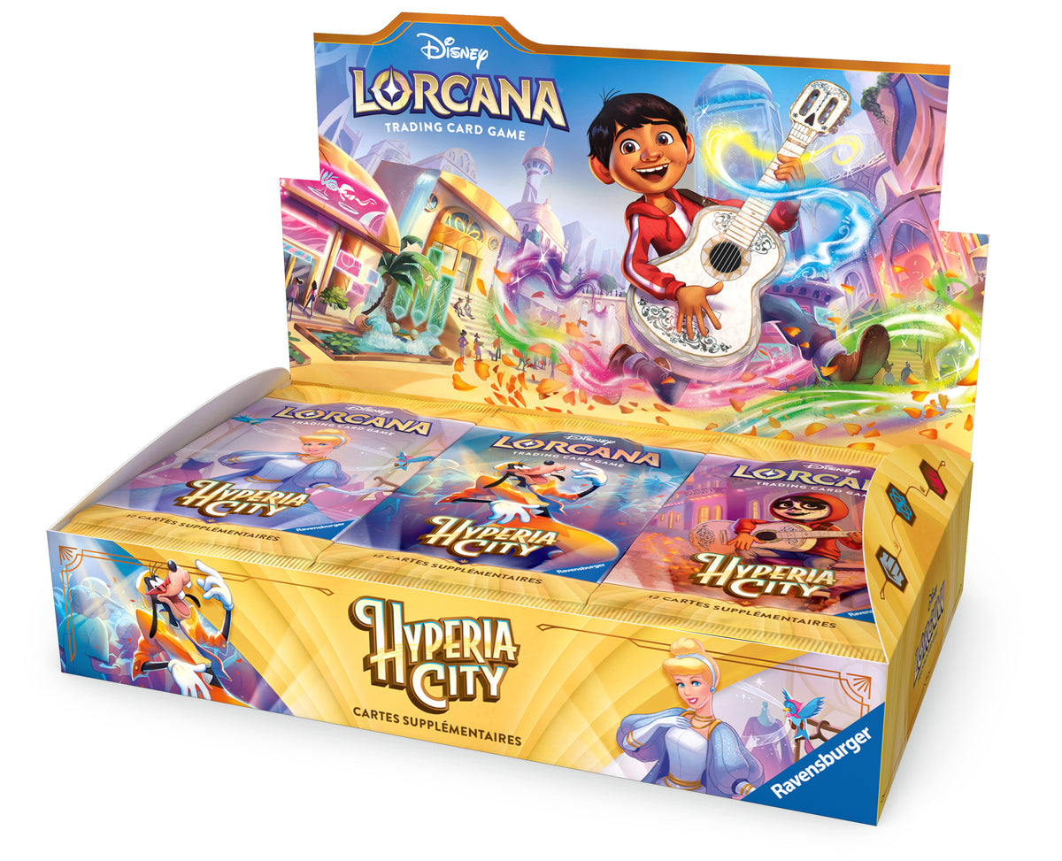 Display Lorcana - Boite de 24 boosters - Chapitre 14 - Hyperia City FR