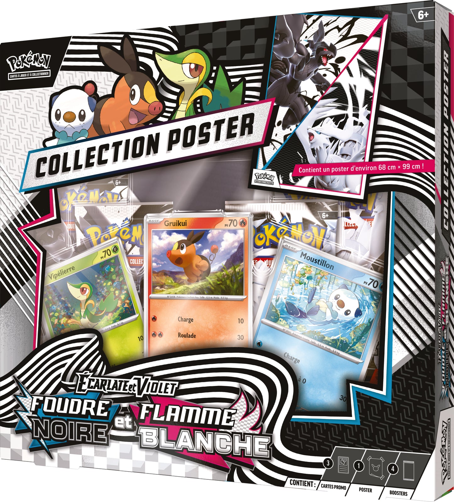 Coffret Poster - EV10.5 - Flamme Blanche & Foudre Noir
