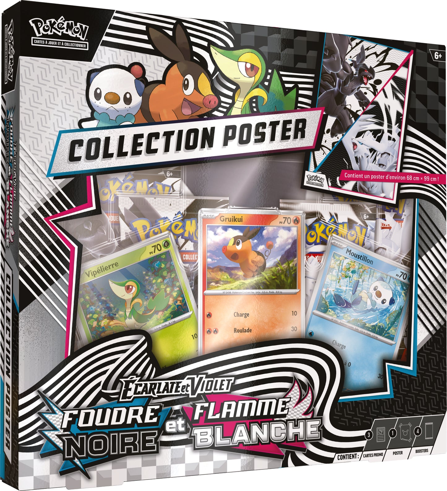 Coffret Poster - EV10.5 - Flamme Blanche & Foudre Noir