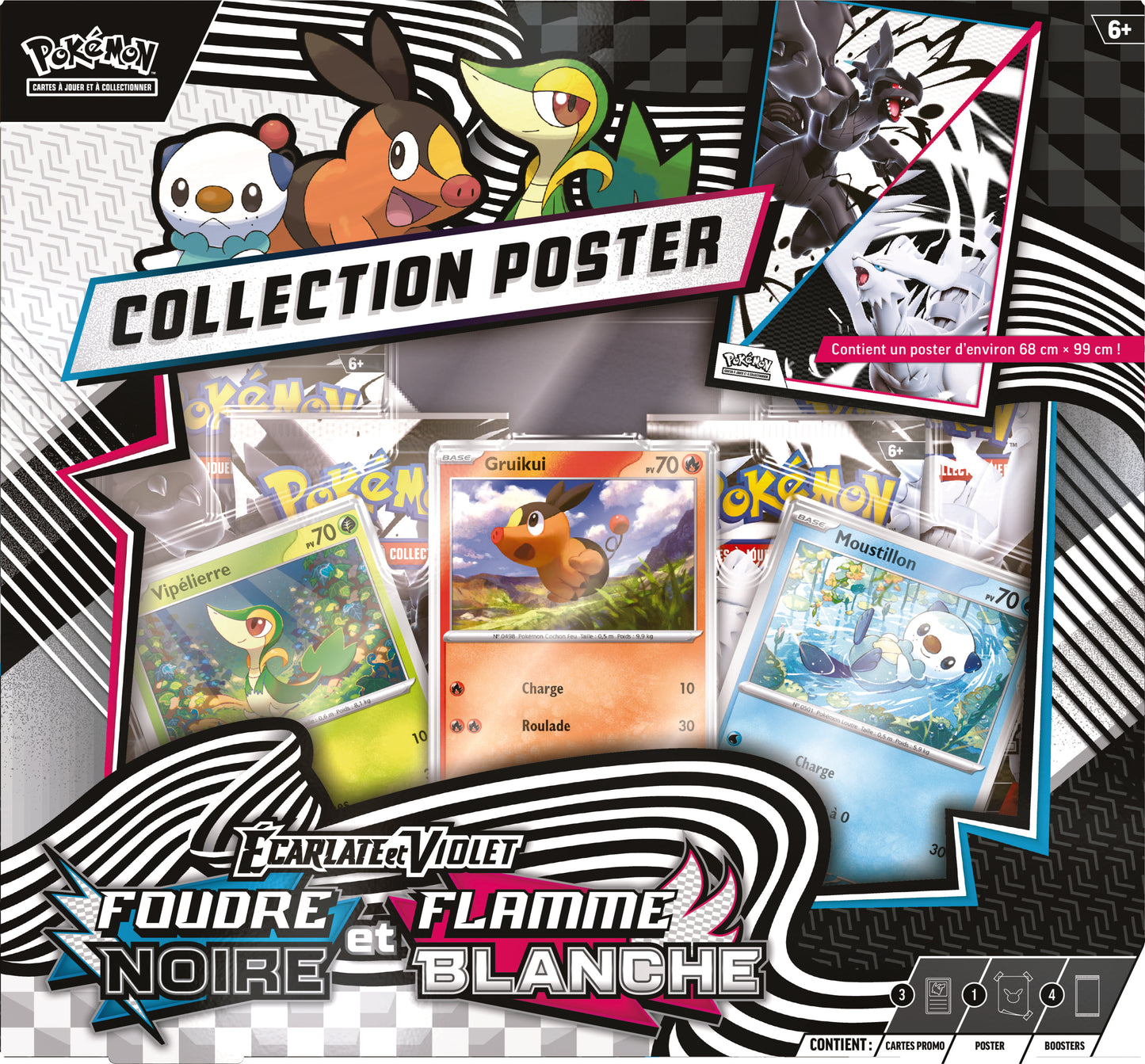 Coffret Poster - EV10.5 - Flamme Blanche & Foudre Noir