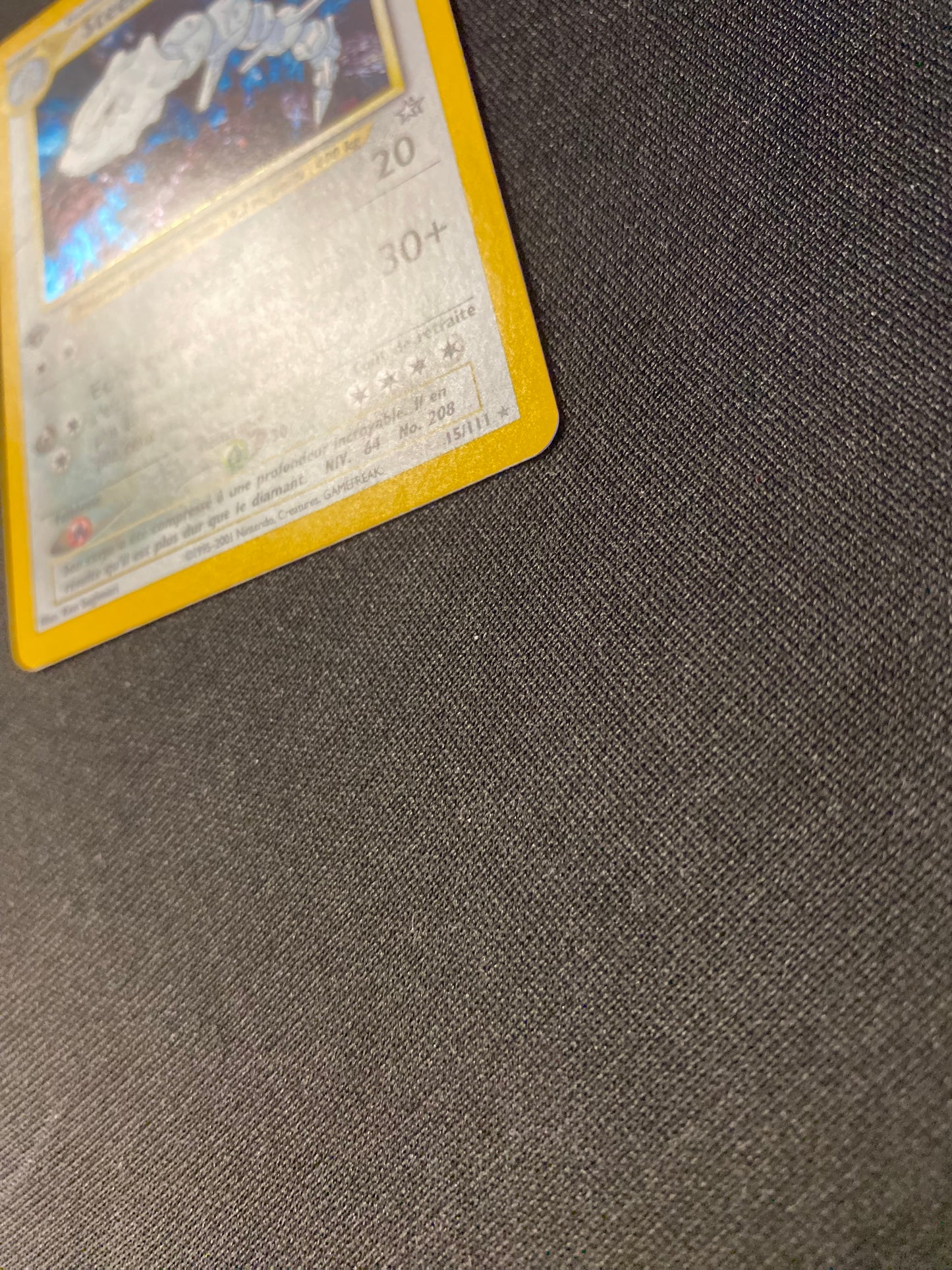 Carte Pokémon Steelix ED1 15/111 Néo genesis