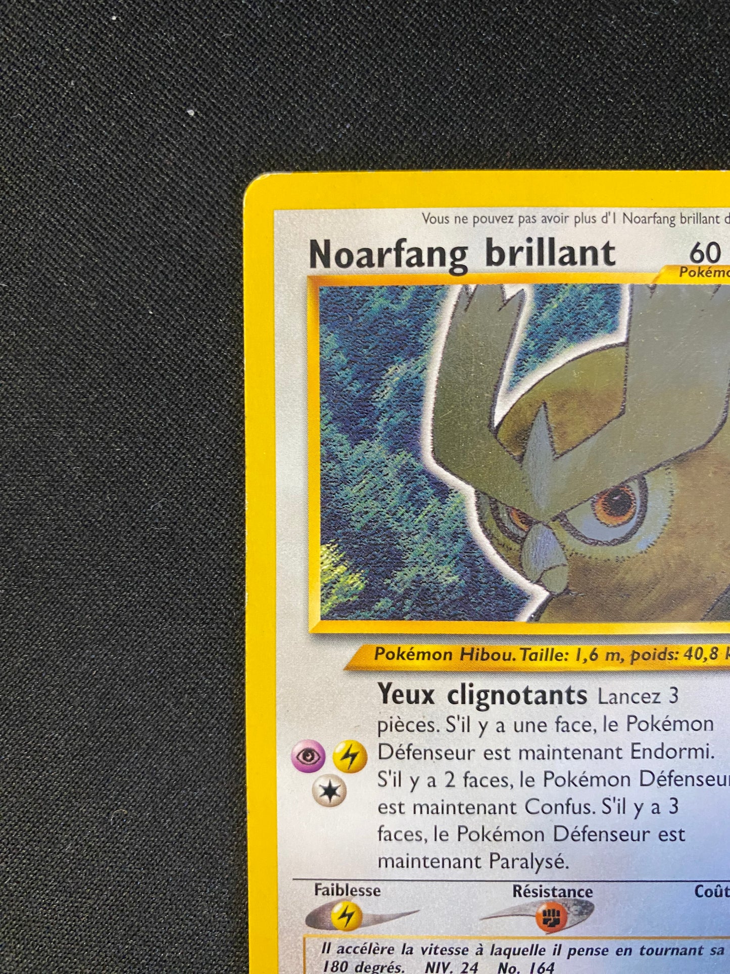 Carte Pokémon Noarfang Brillant 110/105 Néo destiny
