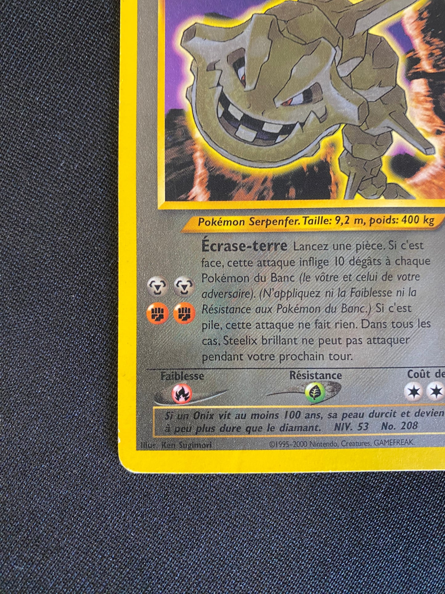 Carte Pokémon Steelix Brillant 112/105 Néo destiny