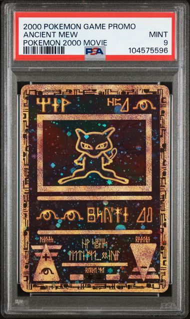 Carte Pokémon Mew antique Pokémon Movie PSA 9