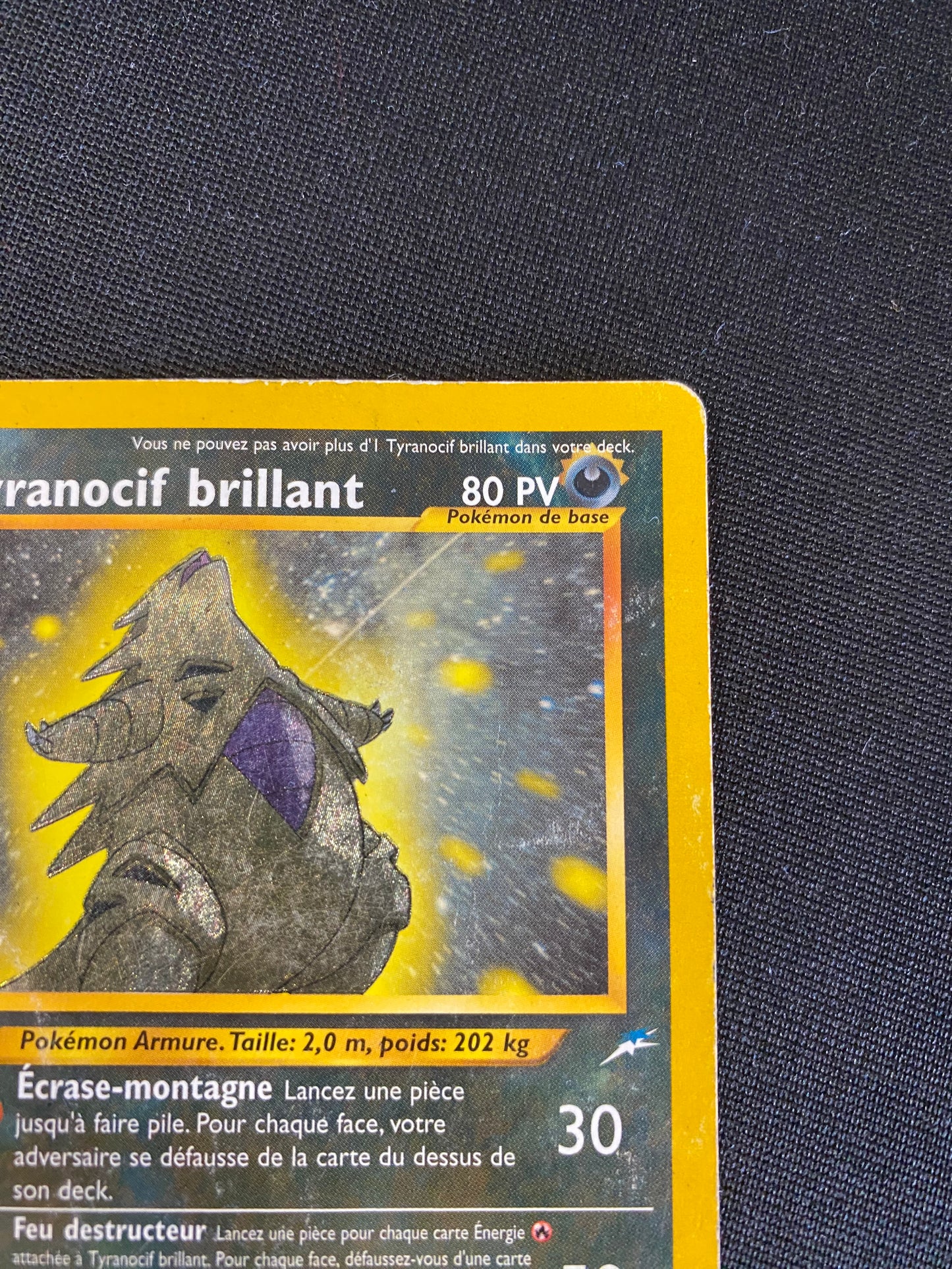 Carte Pokémon Tyranocif Brillant 113/105 Néo destiny