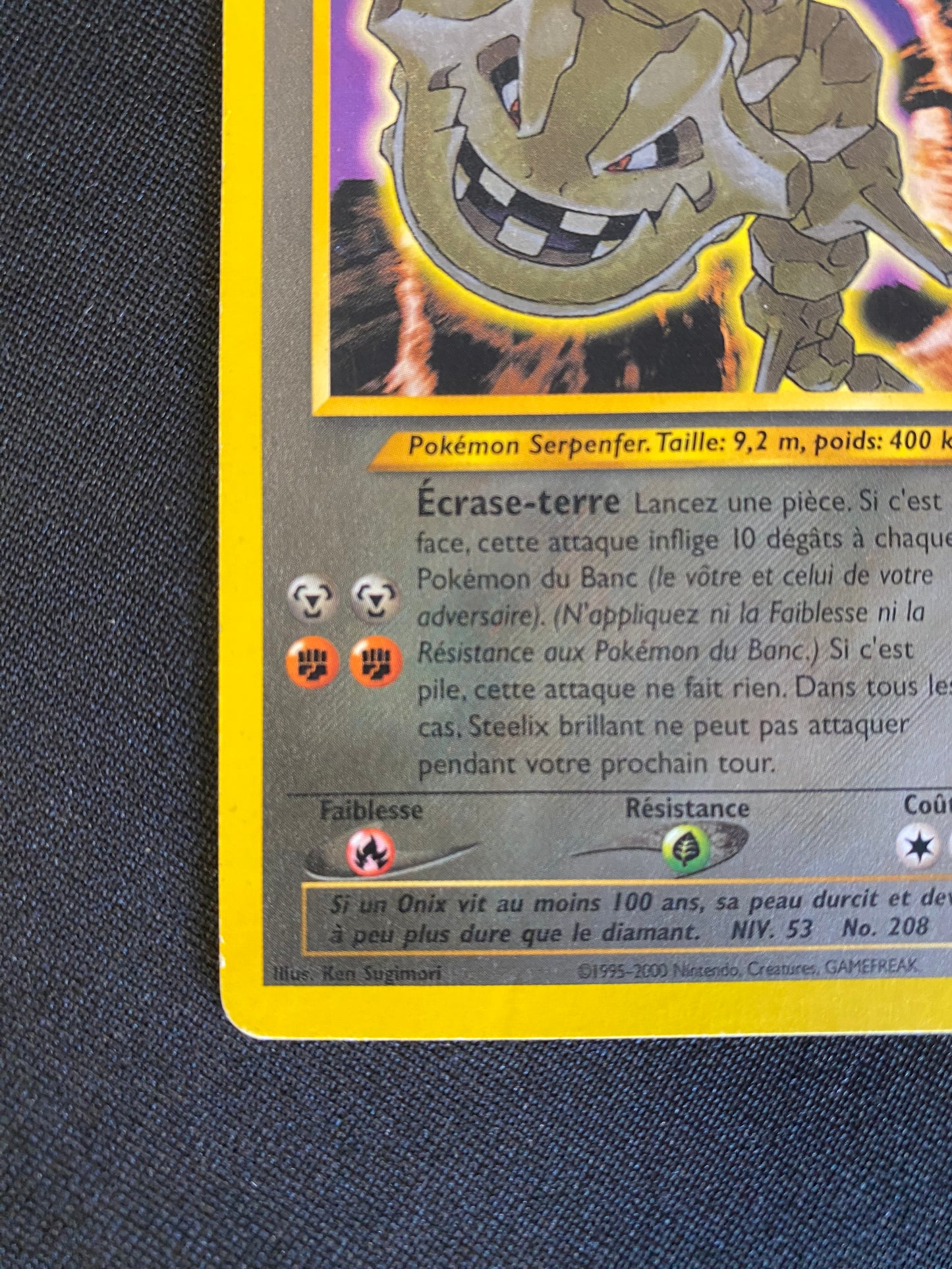 Carte Pokémon Steelix Brillant 112/105 Néo destiny