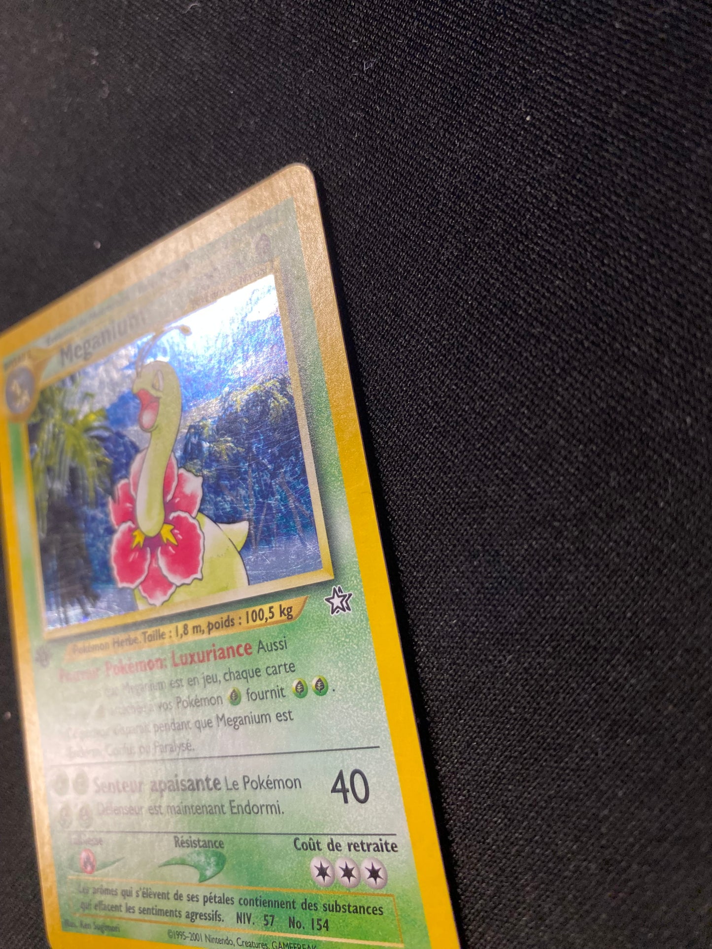 Carte Pokémon Meganium ED1 11/111 Néo genesis
