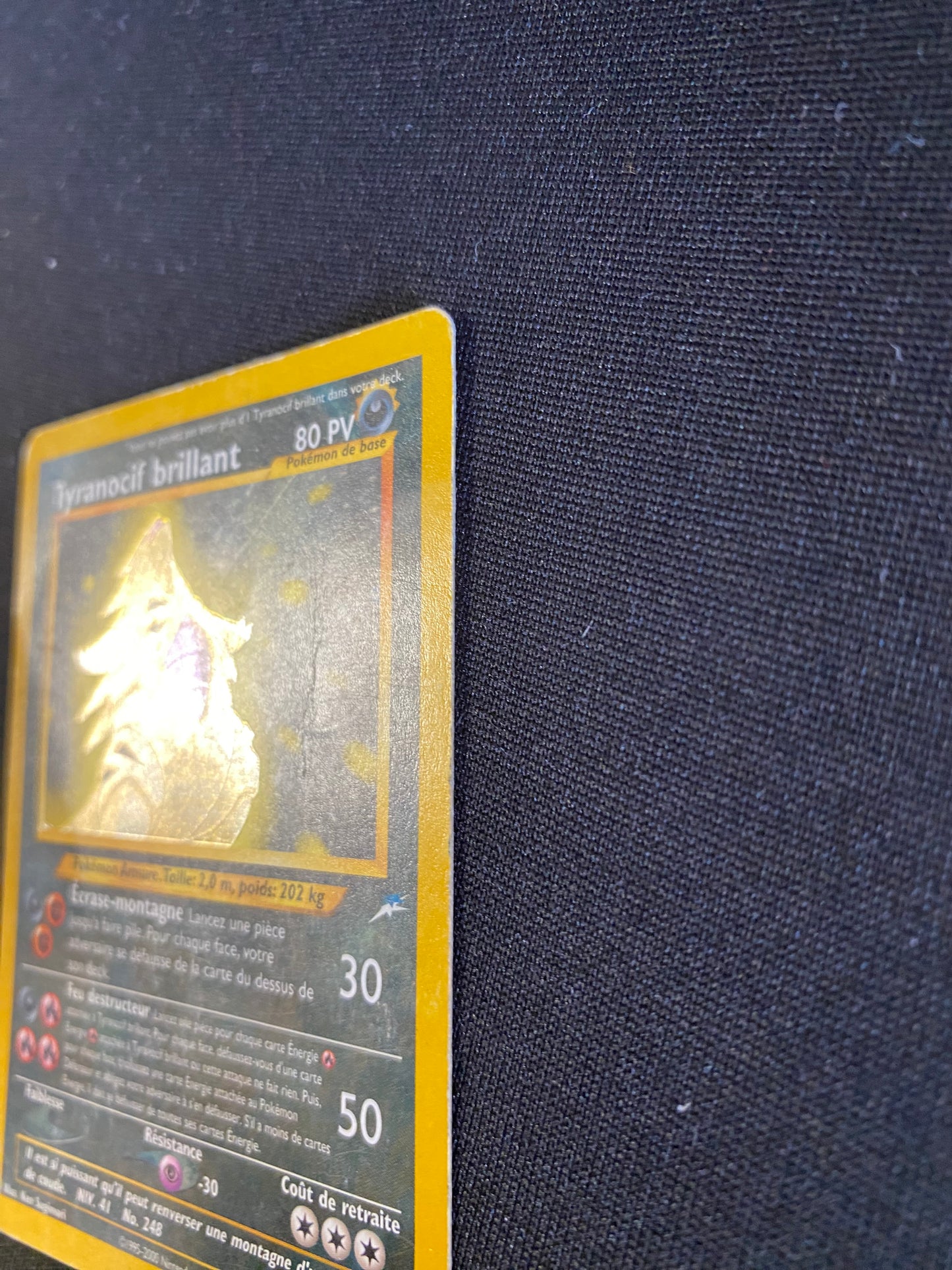 Carte Pokémon Tyranocif Brillant 113/105 Néo destiny