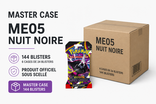 Blister Pokémon ME05 – Nuit Noire – Master Carton 144