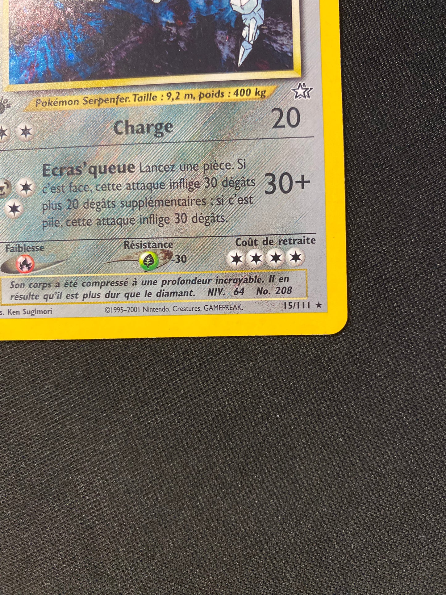 Carte Pokémon Steelix ED1 15/111 Néo genesis