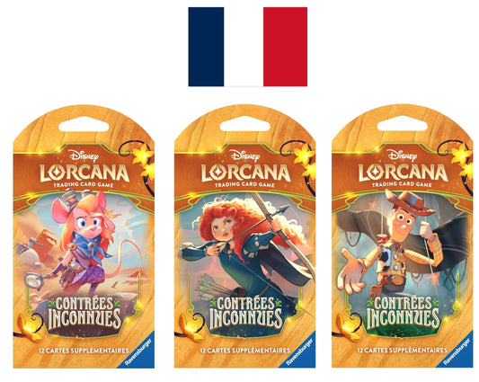 Blister Lorcana - Chapitre 12 - Contrées inconnues FR