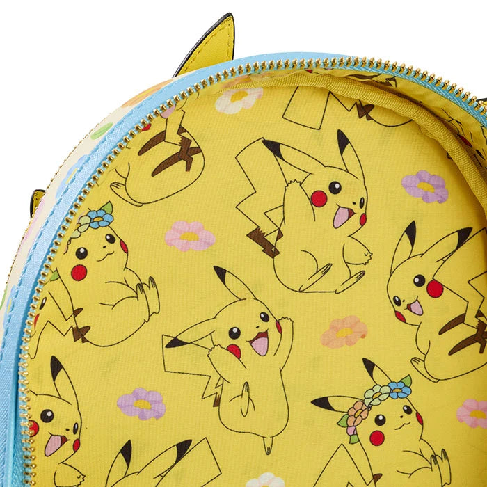Pokemon Loungefly Sac A Dos Pikachu Floral