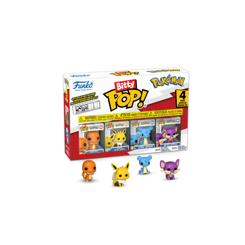 Bitty Pop - 4 Pokémon - Funko