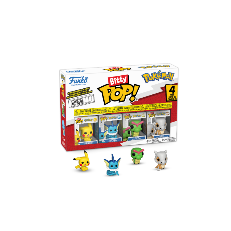 Bitty Pop - 4 Pokémon - Funko