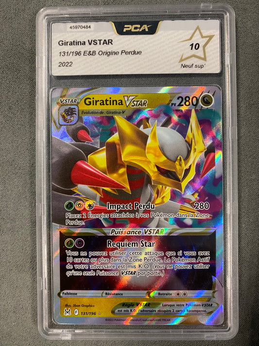 Carte Pokémon Giratina Vstar 131/196 Origine perdue  PCA 10