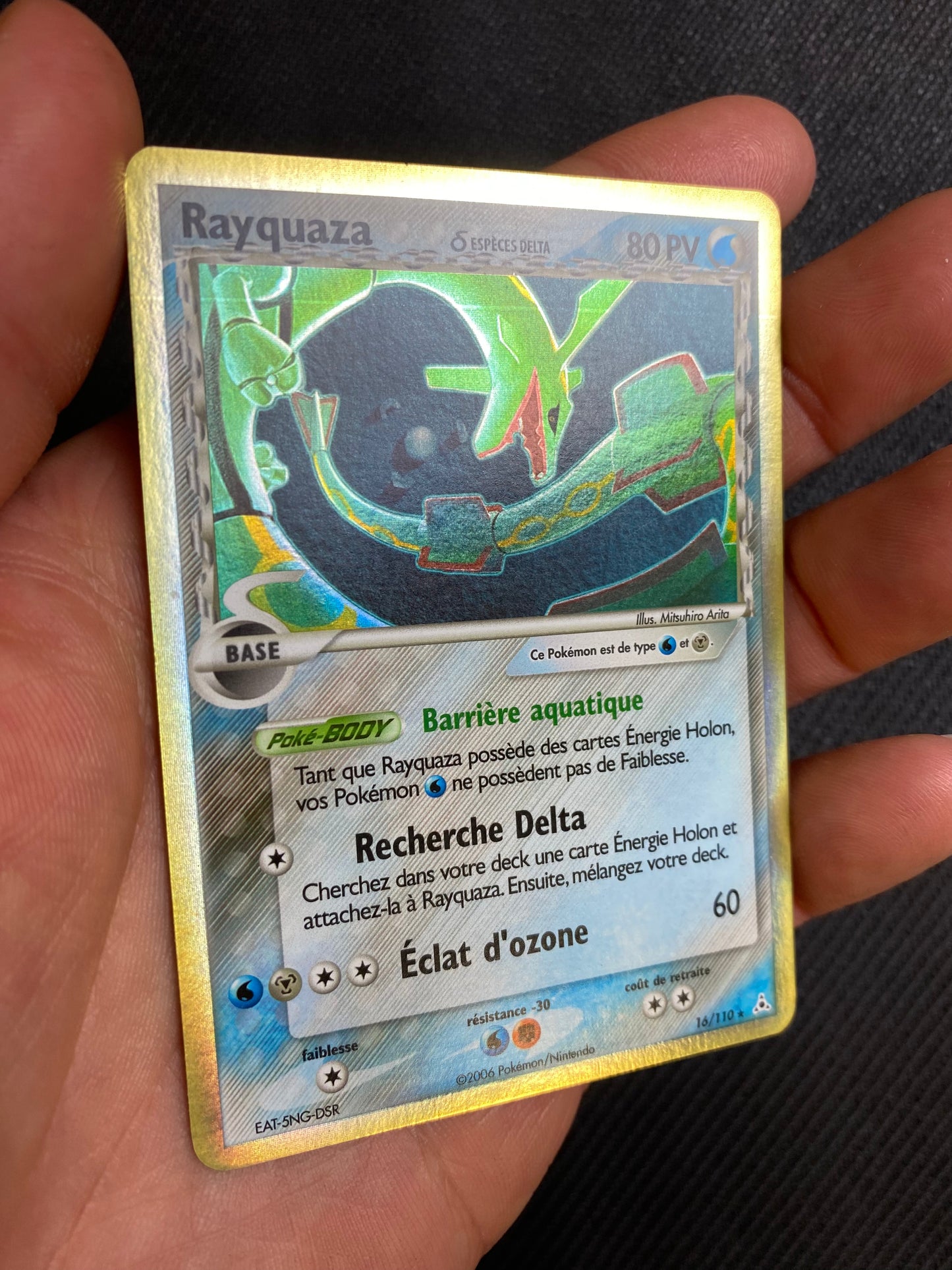 Carte pokémon Rayquaza espèces delta holo 16/110 EX : Fantômes Holon
