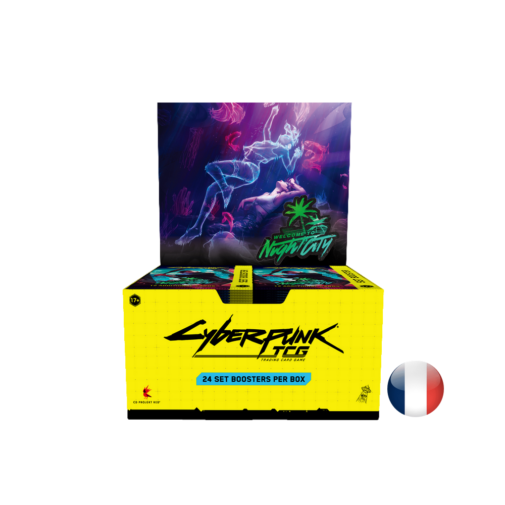 Display Cyberpunk TCG FR - Boîte de Boosters Welcome to Night City
