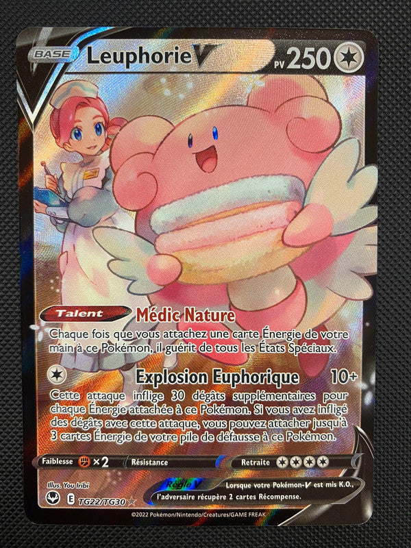 pokemon card tg22 tg30 Carte Pokémon Leuphorie V TG22/TG30 Tempête argentée