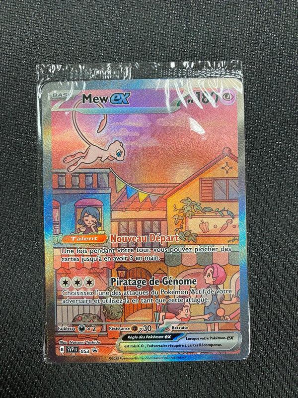 Carte Pokémon Mew ex SVP FR 053 Promo UPC 151 scélle