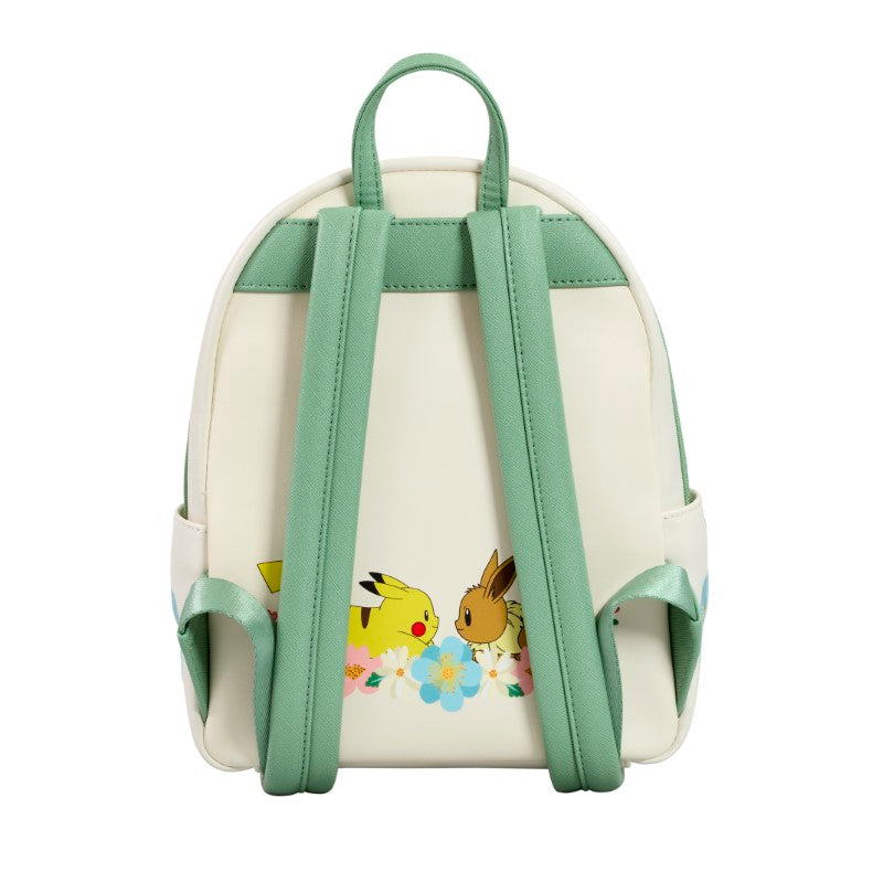 Pokemon Loungefly Sac A Dos Pikachu et Evoli Floral