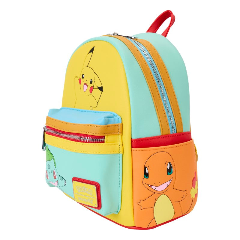 Pokemon Loungefly Sac A Dos Pikachu et Bulbizarre