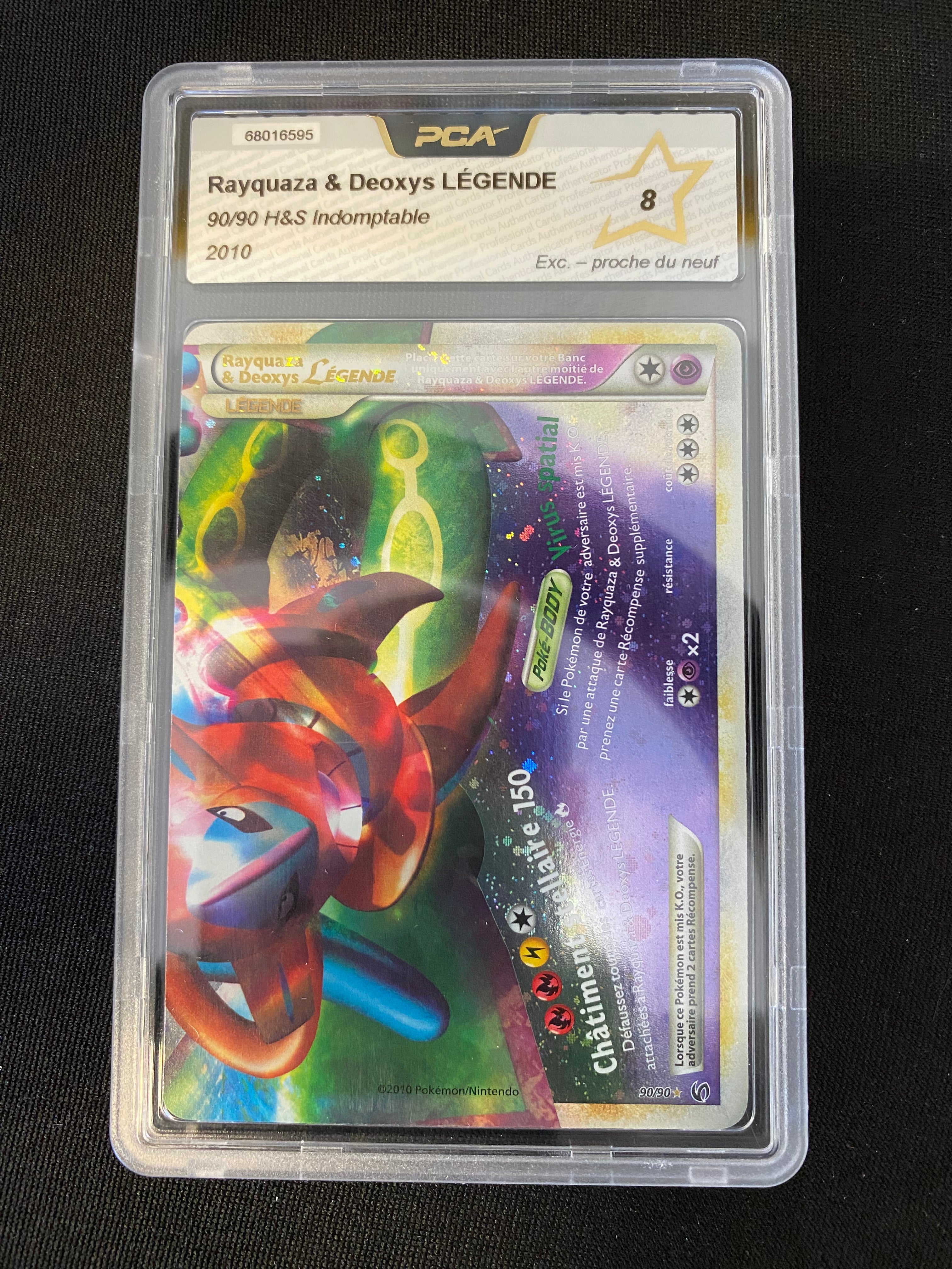 Carte Pokémon Rayquaza & Deoxys Legende 90/90 PCA 8 H&S Indomptable