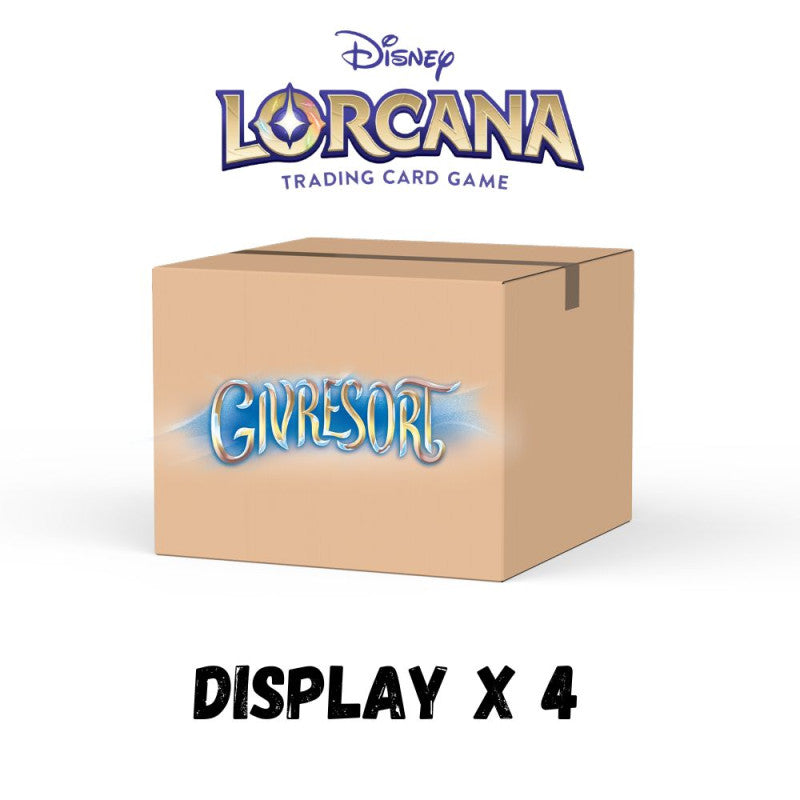 Case Display Lorcana - 4 Boites de 24 boosters - Chapitre 11 - Givresort FR
